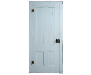 Antique 4-Panel Pine Doors Painted